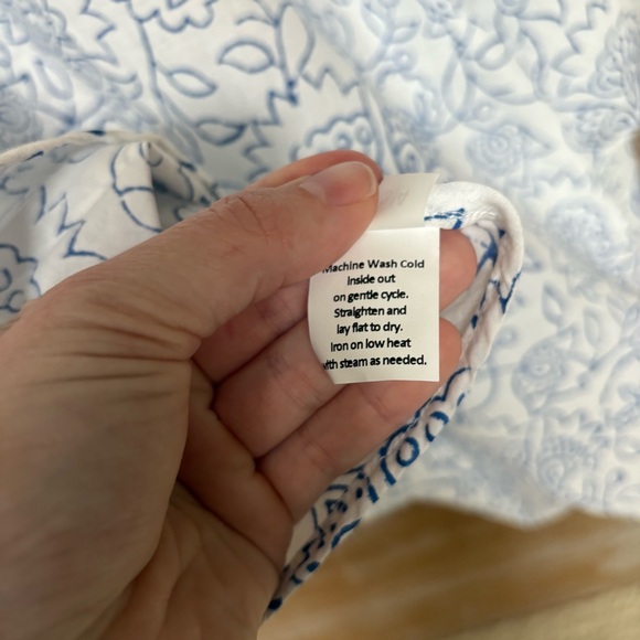 Hackwith Design House NWT Oversized Cotton Poncho Laggen Look Womens OS - Picture 7 of 7